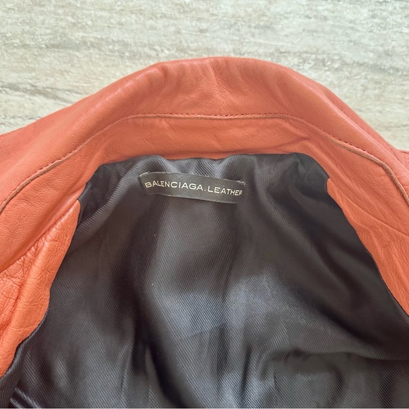 Balenciaga leather moto jacket, size 38 - Picture 10 of 10